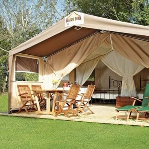 Safaritent 5 personen - Safaritent | Safaritent | 2 slaapkamers | 4/5 personen | Single terras