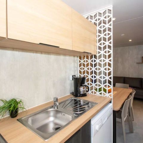 Stacaravan 6 personen - 4 kamers 6 personen Airconditioning