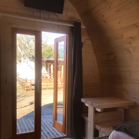 TENTE TOILE ET BOIS 2 personnes - POD