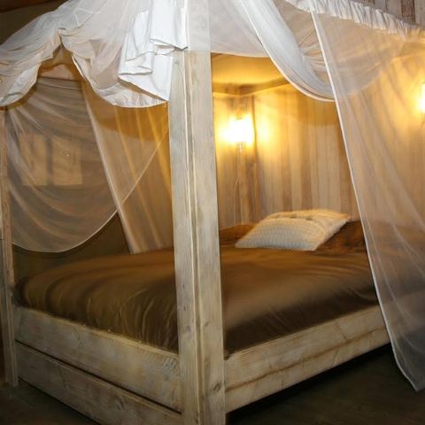 CANVAS AND WOOD TENT 5 people - Safari