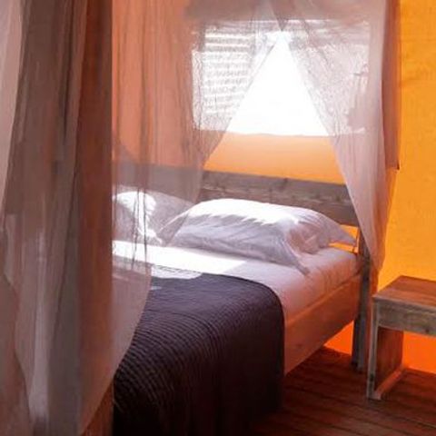 TENTE TOILE ET BOIS 5 personnes - Safari