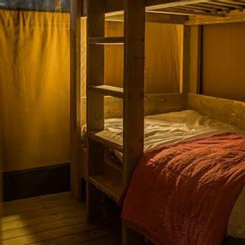 TENTE TOILE ET BOIS 5 personnes - Safari