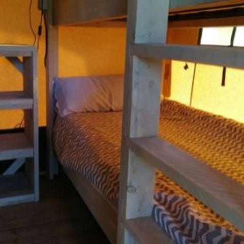Tente en toile et en bois 4 personnes - SAFARI LUXE