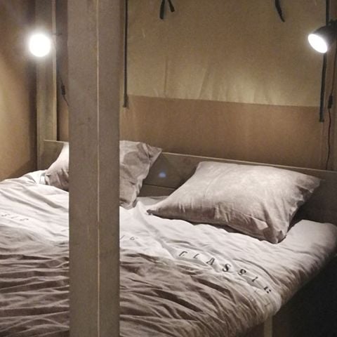 Tente en toile et en bois 4 personnes - SAFARI LUXE