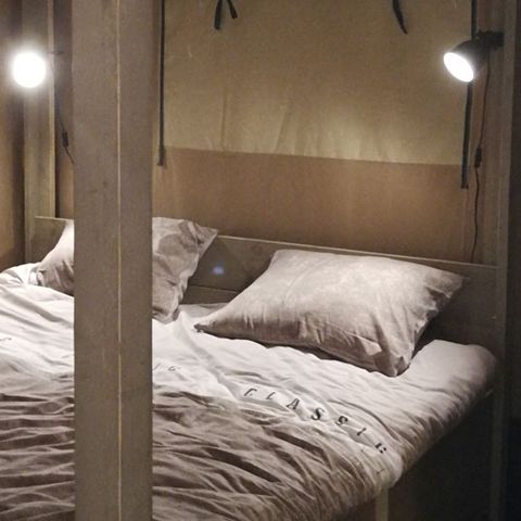 Wohnzelt auz holz 4 personen - SAFARI LUXUS