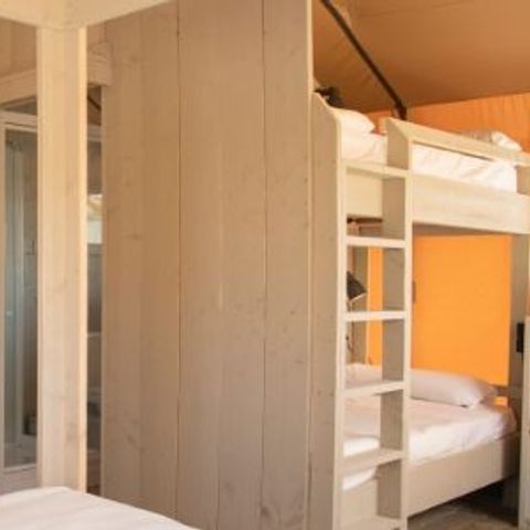 Tent van canvas en hout 6 personen - SAFARI LUXE