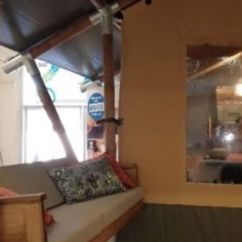 Tent van canvas en hout 6 personen - SAFARI LUXE