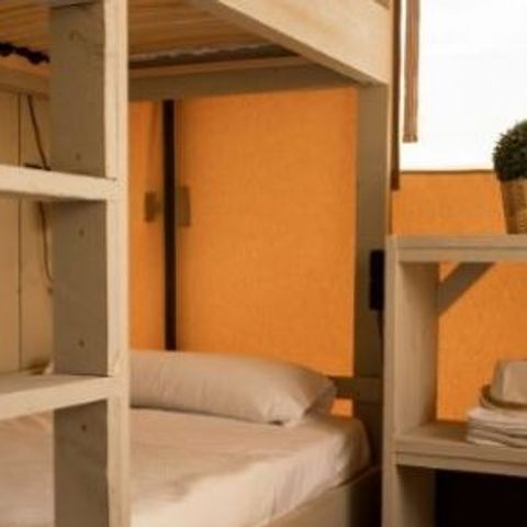 Tent van canvas en hout 6 personen - SAFARI LUXE