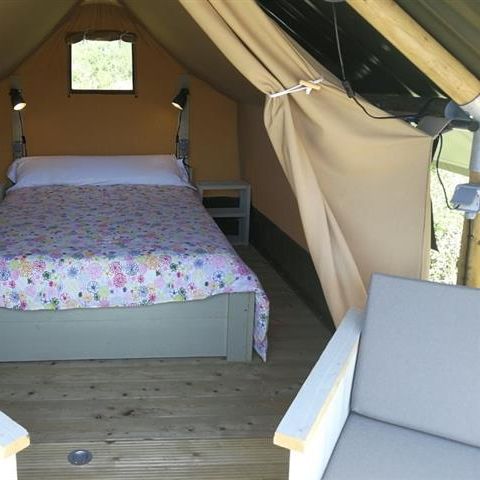 Tent van canvas en hout 2 personen - SAFARI LUXURY Zonder sanitair
