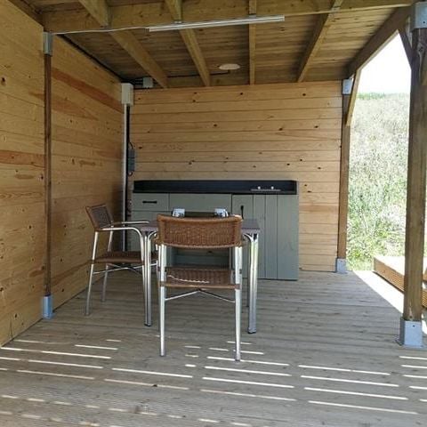 TENTE TOILE ET BOIS 2 personnes - SAFARI LUXE Sans Sanitaires