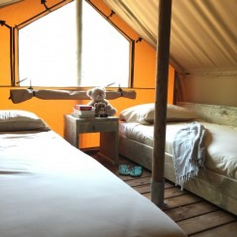 SafariZelt 6 Personen - Lodgetent mit Bad + WC