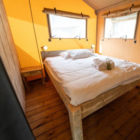 TENTE TOILE ET BOIS 4 personnes - Safari Tenten