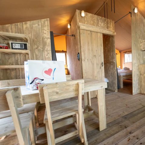 Canvas and wooden tent 4 persons - Safari Tenten