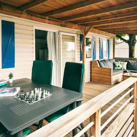 Mobile home 5 persons - Mobil-home | Premium | 2 Bedrooms | 5 Pers. | Terrace Lounge | Air conditioning