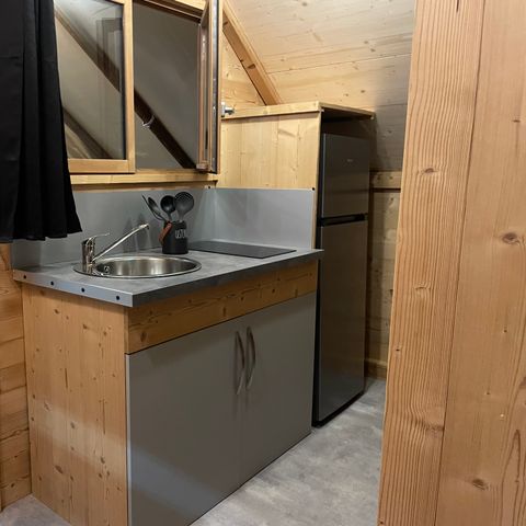 TIENDA DE LONA Y MADERA 5 personas - Safari Lodge Toda la temporada