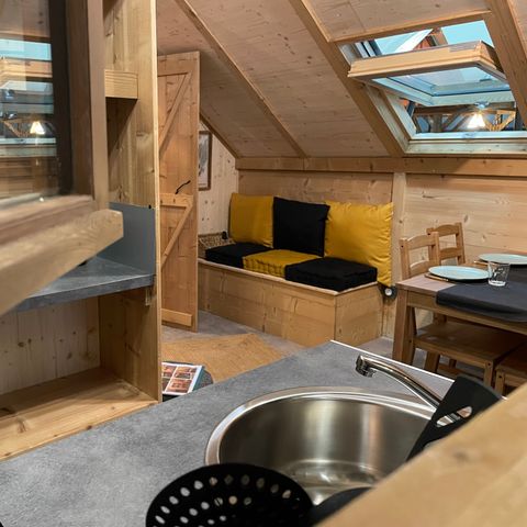 TENTE TOILE ET BOIS 5 personnes - Safari Lodge All Season