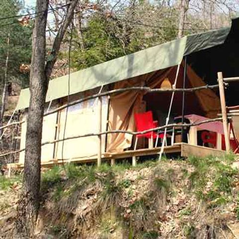 TENDA IN TELA E LEGNO 6 persone - Tenda in tela e legno 6 persone