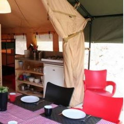 UNUSUAL ACCOMMODATION 4 people - Tent Lodge Indiana Arago/izards (without sanitary facilities)