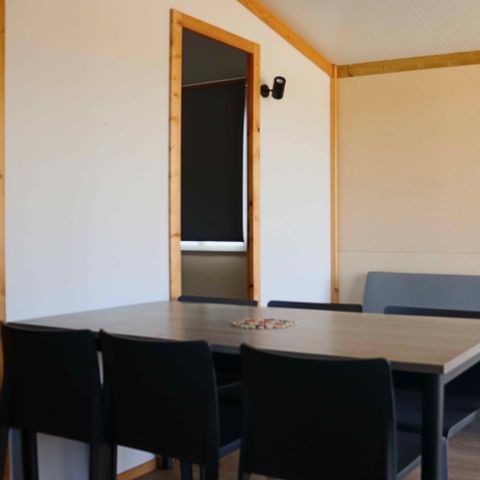 CHALET 6 persone - Chalet Comfort da 35 m² - 3 camere da letto + terrazza integrata + TV + vista sul lago - 6 persone