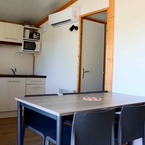 CHALET 6 persone - Chalet Comfort da 35 m² - 3 camere da letto + terrazza integrata + TV + vista sul lago - 6 persone