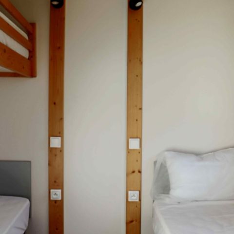 CHALET 6 persone - Chalet Comfort da 35 m² - 3 camere da letto + terrazza integrata + TV + vista sul lago - 6 persone