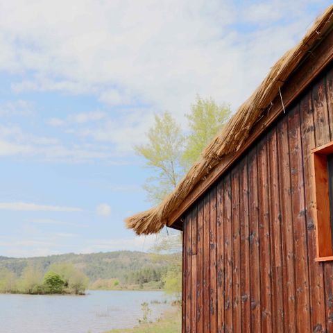 CHALET 2 persone - La capanna del pescatore 21 m² Comfort - 1 camera da letto + TV + in riva al lago 2 persone