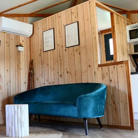 CHALET 2 persone - La capanna del pescatore 21 m² Comfort - 1 camera da letto + TV + in riva al lago 2 persone