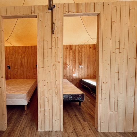 LODGE 4 persone - Lodge 25 m² - 2 camere da letto + terrazza integrata - 4 persone