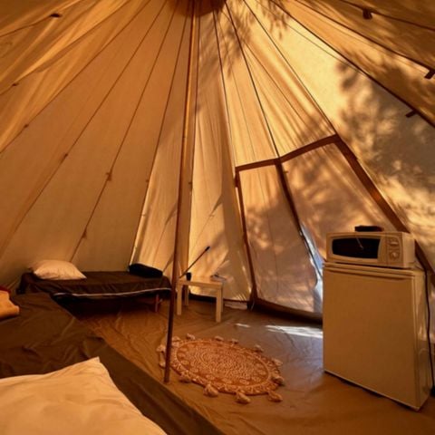 TENTE TOILE ET BOIS 4 personnes - Tipi Indiana