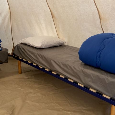 Tente en toile et en bois 4 personnes - Tipi Indiana