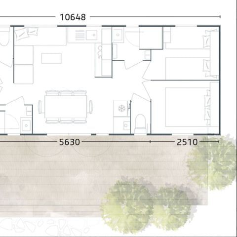 Stacaravan 8 personen - MH Premium 4ch
