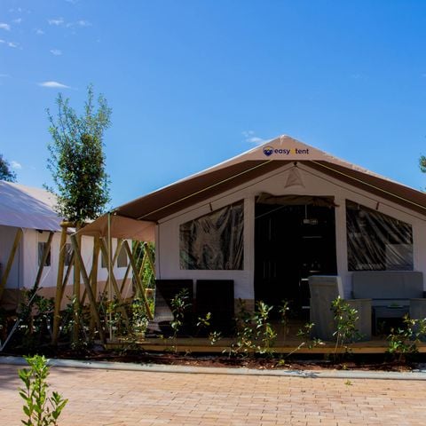 Tent van canvas en hout 5 personen - Luxe safaritent