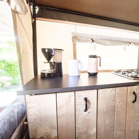 TENTE TOILE ET BOIS 4 personnes - Zelena Laguna - Tente Safari Confort