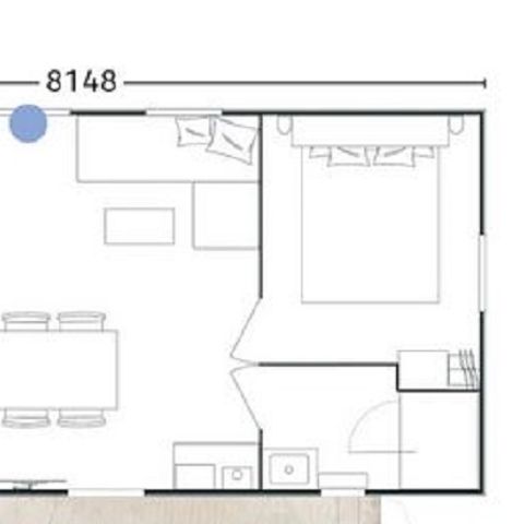 Casa mobile 4 persone - MOBIL-HOME PREMIUM 31M²