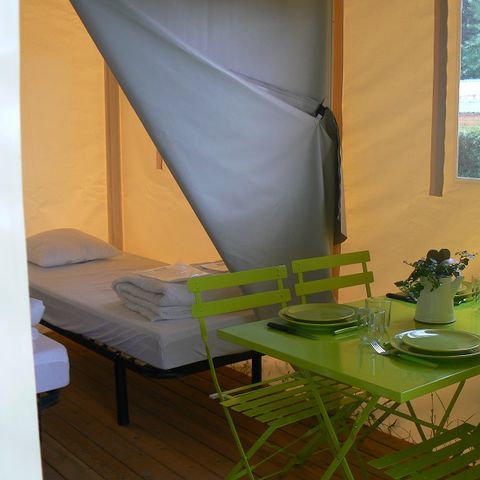 tent 4 personen - 2 slaapkamers