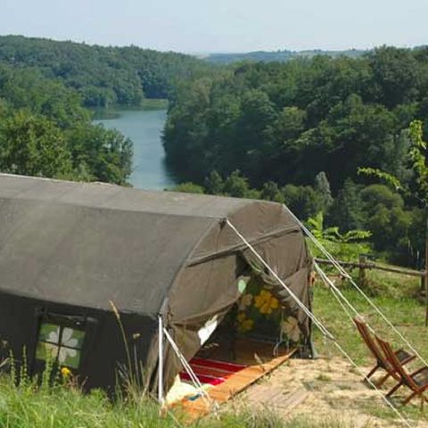 TENDA IN TELA E LEGNO 5 persone - tenda militare rivisitata