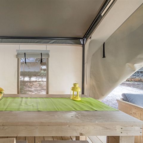 CANVAS AND WOOD TENT 5 people - Safari tent Comfort