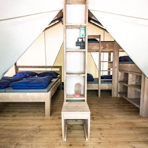 TENTE TOILE ET BOIS 5 personnes - Porto Sole - Tente Safari Confort