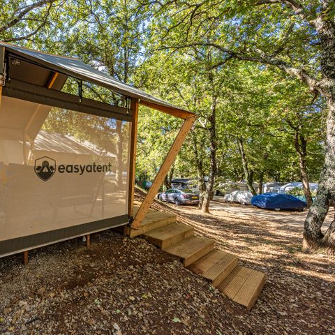 TENTE TOILE ET BOIS 5 personnes - Porto Sole - Tente Safari Bella Vista + air conditionné (5P)