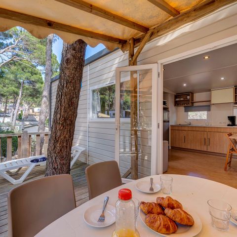 MOBILE HOME 6 people - Mobile-home | Premium Azure | 3 Bedrooms | 6 Pers. | Raised terrace | Air conditioning