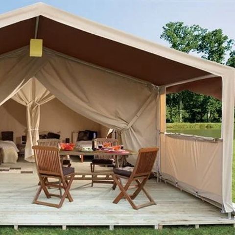 TENT 5 people - Safari Tent | Safari Tent | 2 Bedrooms | 4/5 People | Single Terrace