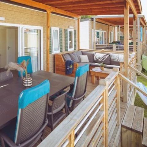 MOBILHOME 7 personas - Premium Plus 3 habitaciones Sala VIP