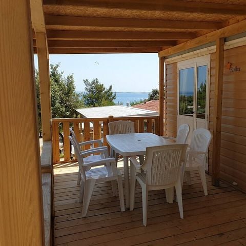 Mobile home 6 persons - Mobil-home | Classic | 3 Bedrooms | 6 Pers. | Raised terrace | Air-con.