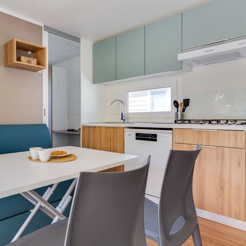 Mobilheim 4 Personen - Mobilheim | Premium | 2 Zi. | 4 Pers. | Terrasse Lounge | Klima.