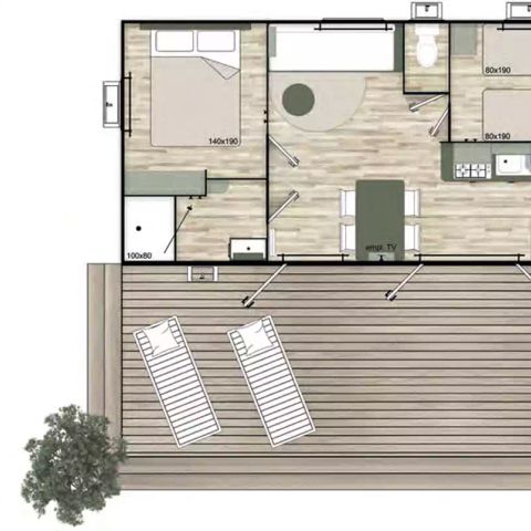 MOBILE HOME 4 people - Marenostrum