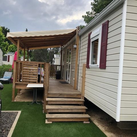 MOBILE HOME 6 people - Mobile-home 005 (3 bedrooms, 2 shower rooms) - Air conditioning, TV, Dishwasher, Washing machine - Terrace