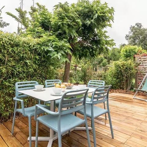 Appartamento 4 persone - Duplex Premium, camere per 4 persone, terrazza, giardino, cipressi