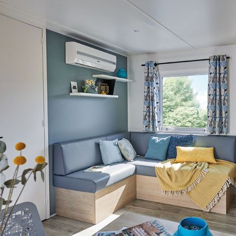 Stacaravan 6 personen - Comfort | 2 Slaapkamers | 4/6 Pers. | Klein Terras