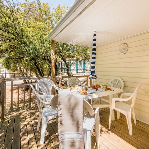 Stacaravan 6 personen - Comfort | 2 Slaapkamers | 4/6 Pers. | Klein Terras