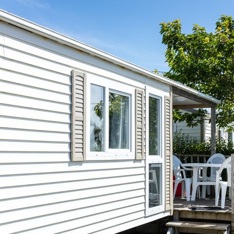 Mobilheim 6 Personen - Comfort | 3 Zi. | 6 Pers. | Einfache Terrasse